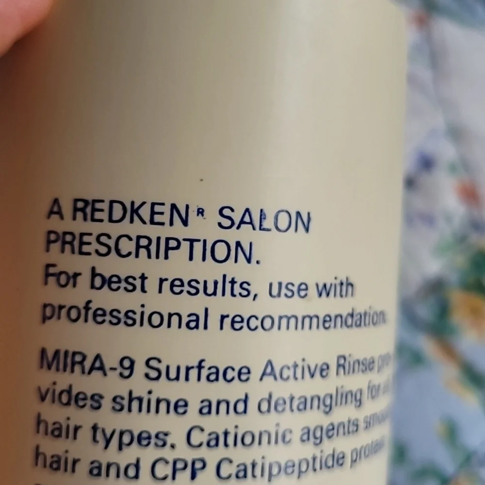 1985 Redken Surface Active Rinse